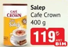 CAFE CROWN SALEP 400 G fiyat ve kampanya bilgisi
